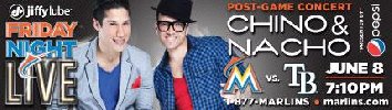 Marlins Vs. Rays + Concierto Chino y Nac